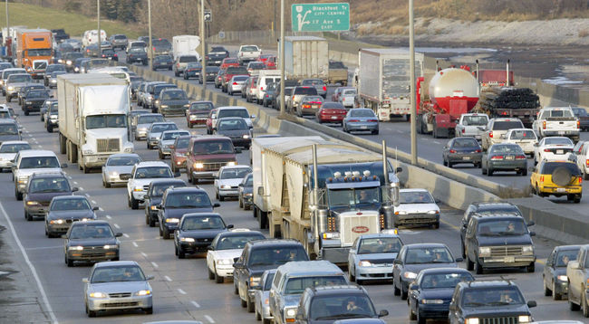 Deerfoot Highway through Calgary