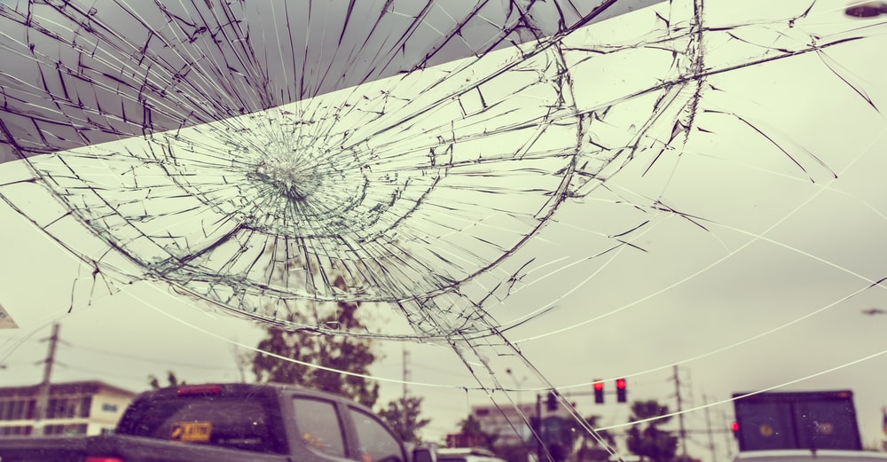 RV Windshield Crack